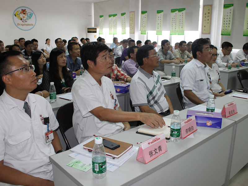 A group of 60 people from Wuyang Honda Takeshita visited our company